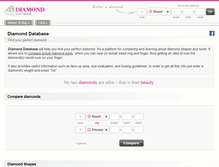 Tablet Screenshot of diamdb.com